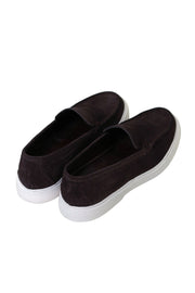loafer spor ayakkabı acı kahve